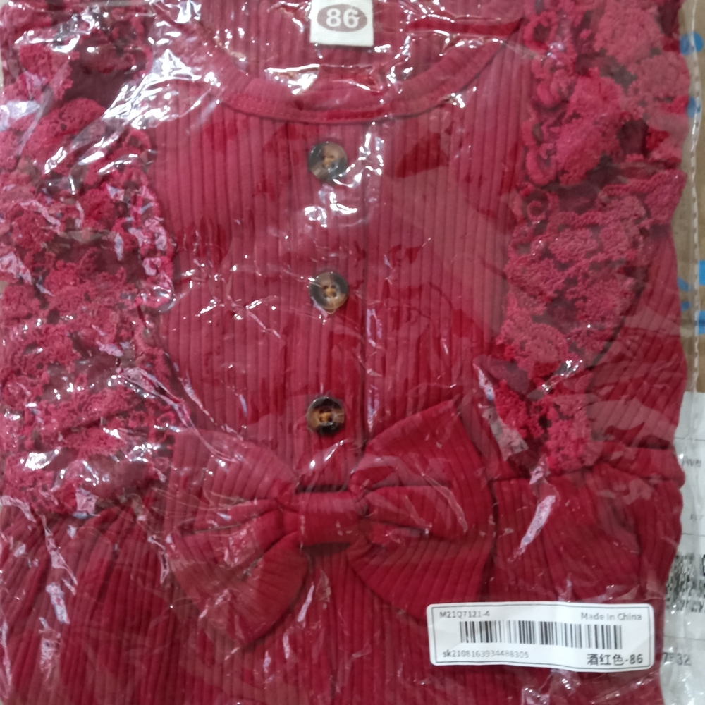Button-Up Dress.. Red Lace..0